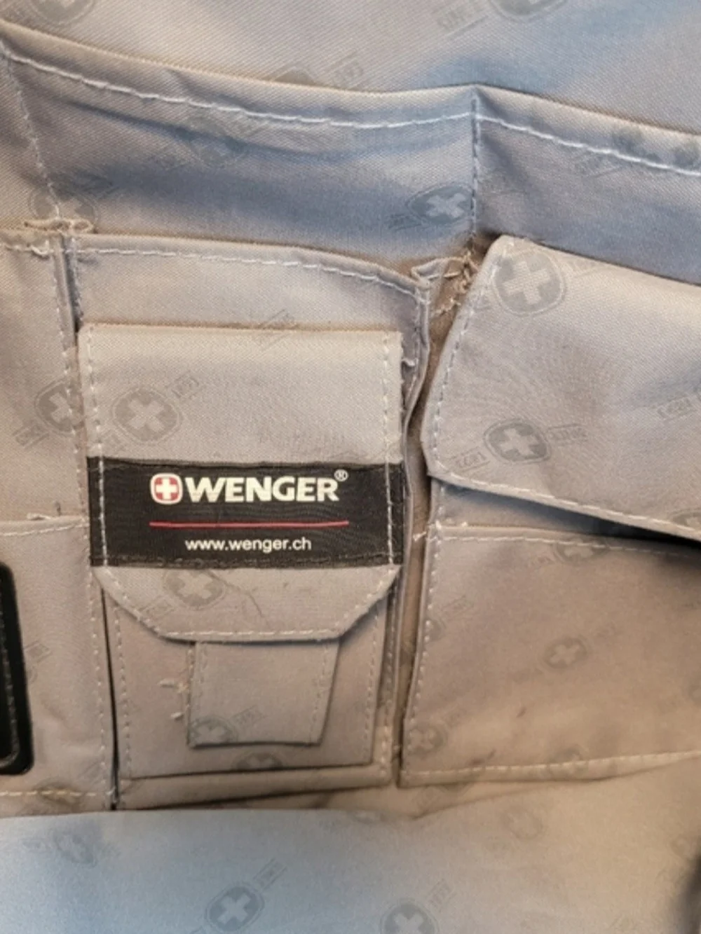 Wenger Black Laptop Messenger Bag